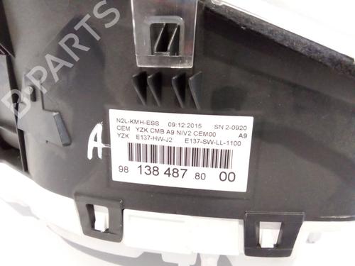 Instrument cluster PEUGEOT 208 I (CA_, CC_) 1.2 VTI 82 | BP17822853C47 