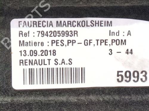Rear parcel shelf RENAULT GRAND SCÉNIC IV (R9_) | BP32267012C85