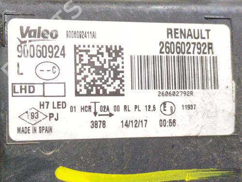 Left headlight RENAULT MEGANE IV Hatchback (B9A/M/N_) 1.5 Blue dCi 115 (B9A6) | BP33841247C28  - Image 5
