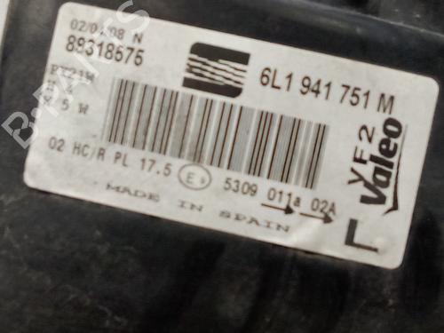 Left headlight SEAT IBIZA III (6L1) 1.9 SDI | BP20646313C28 