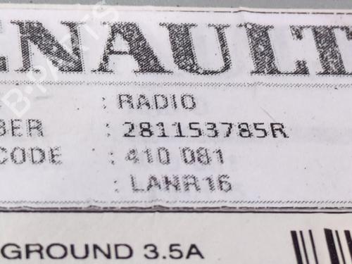 Radio RENAULT MEGANE IV Hatchback (B9A/M/N_) 1.5 Blue dCi 95 (B9A2, B9A6) | BP32666764E6 - Image 3