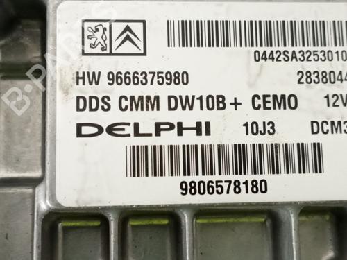 Engine control unit (ECU) PEUGEOT 508 I (8D_) 2.0 HDi | BP17818780M57