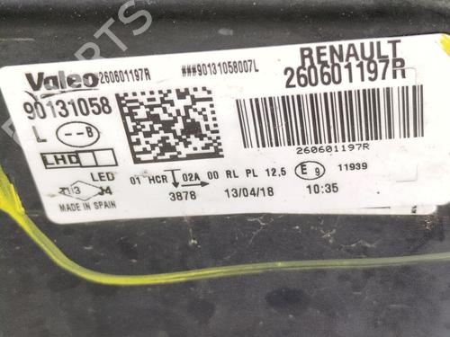 Left headlight RENAULT MEGANE IV Saloon | BP32343274C28