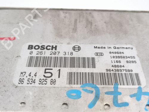 Engine control unit (ECU) CITROËN XSARA PICASSO (N68) 1.6 | BP28381017M57