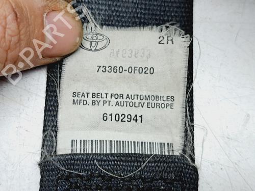Rear right seatbelt TOYOTA VERSO (_R2_) 2.0 D-4D (AUR20_, AUR20R) | BP22338966I28 