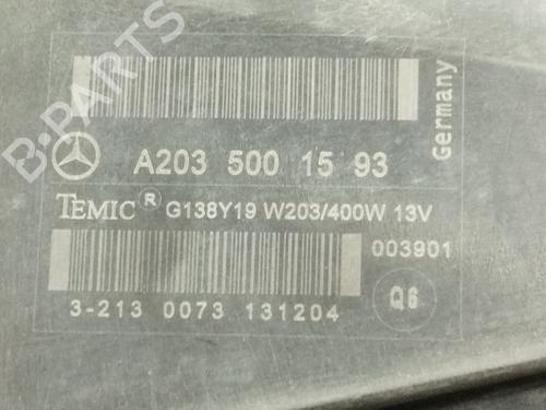 Radiator fan MERCEDES-BENZ C-CLASS (W203)  | BP26437765M35 