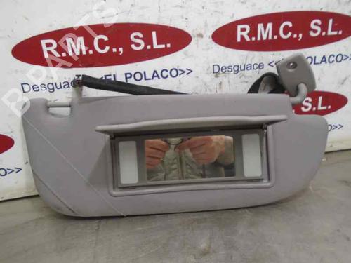 Right sun visor PEUGEOT 607 (9D, 9U) 2.2 HDi | BP13423194I2