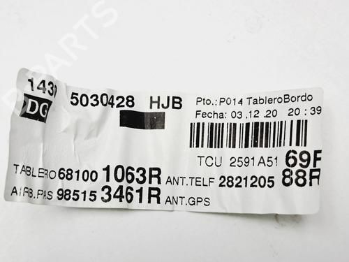 Kollisonspute sett RENAULT CAPTUR II (HF_)  | BP15651305C86 
