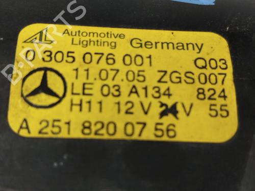 Left front fog light MERCEDES-BENZ A-CLASS (W169) A 160 (169.031, 169.331) | BP21554641C30 