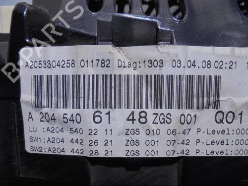 Instrument cluster MERCEDES-BENZ C-CLASS (W204)  | BP13470904C47 