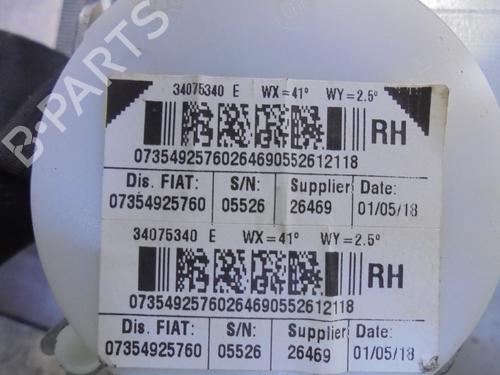 Rear right seatbelt FIAT 500 (312_) 1.2 (312AXA1A) | BP13470557I28