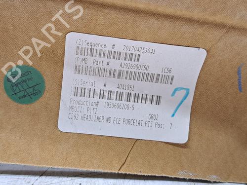 Interiør tag MERCEDES-BENZ GLE (W166) 350 d 4-matic (166.024) | BP31066671I12  - Image 6