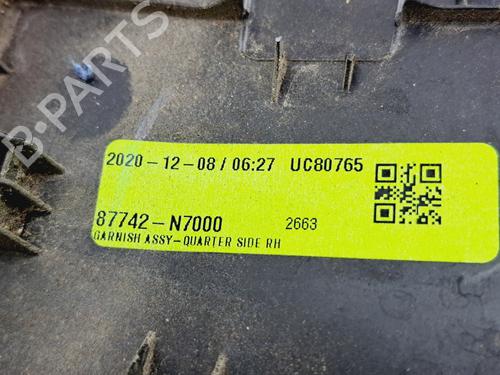 Rear right wheel arch trim HYUNDAI TUCSON (TL, TLE)  | BP18695695C137 