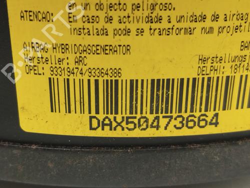 Førerens kollisjonspute OPEL MERIVA A MPV (X03) 1.7 CDTI (E75) | BP18120107C9 