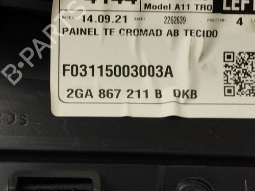 Rear left panel VW T-ROC (A11, D11) | BP27930407C60 - Image 2