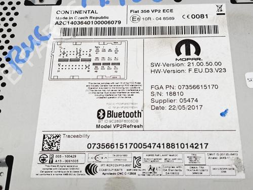 Radio FIAT TIPO Saloon (356_, 357_)  | BP13469799E6 