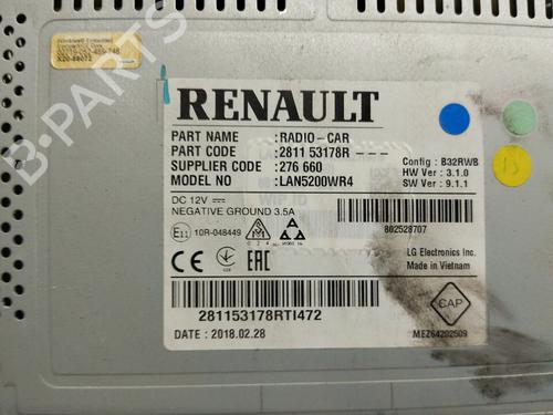 Radio RENAULT CAPTUR I (J5_, H5_) | BP30616070E6