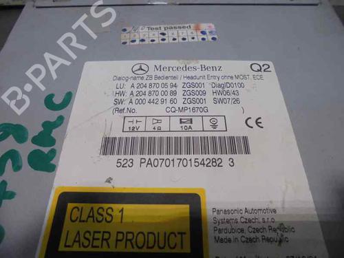 Radio MERCEDES-BENZ C-CLASS (W204) C 180 CGI (204.049) | BP13940568E6 