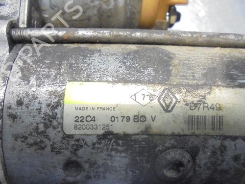 Starter RENAULT LAGUNA II (BG0/1_) 1.9 dCi (BG08, BG0G) | BP13472125M8 