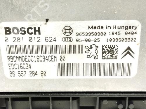 Engine control unit (ECU) CITROËN C5 I (DC_) 2.0 HDi (DCRHZB, DCRHZE) | BP25032409M57 