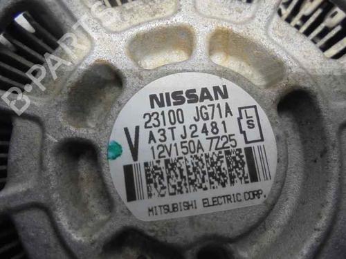 Alternator NISSAN X-TRAIL II (T31) 2.0 dCi 4x4 | BP13425107M7 