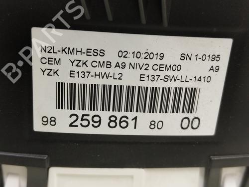Instrument cluster PEUGEOT 208 I (CA_, CC_)  | BP16939523C47 