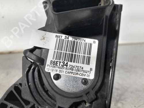 Pedal PEUGEOT 3008 II SUV (MC_, MR_, MJ_, M4_) 1.5 BlueHDi 130 | BP26720660I4 