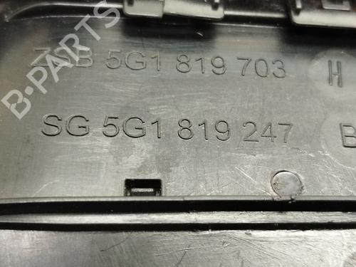 Air vent VW GOLF VII (5G1, BQ1, BE1, BE2) 2.0 TDI | BP24437662I21 