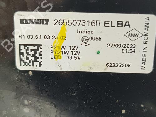 Right taillight DACIA DUSTER (HM_) | BP32046612C35