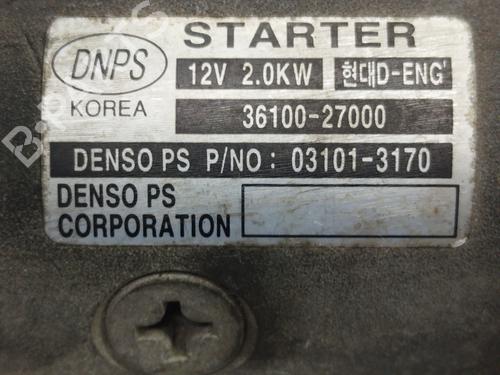 Startmotor KIA CARENS II MPV (FJ)  | BP26187829M8 