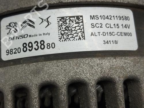 Alternator OPEL CROSSLAND X / CROSSLAND (P17, P2QO) 1.5 Turbo D (75) | BP30175696M7