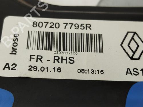 Vindusheismekanisme høyre foran RENAULT KADJAR (HA_, HL_) 1.6 dCi 130 (HLA4) | BP30518045C23
