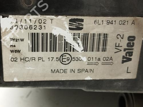 Left headlight SEAT CORDOBA (6L2) 1.4 16V | BP24984757C28 