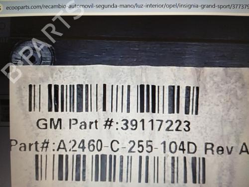 Interior roof light OPEL INSIGNIA B Grand Sport (Z18)  | BP29410915I8 
