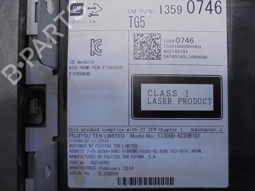 Radio OPEL INSIGNIA A (G09) 2.0 CDTI (68) | BP13464440E6 