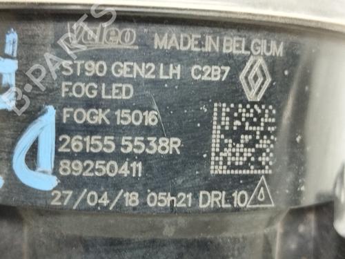 Left front fog light RENAULT CAPTUR I (J5_, H5_) | BP30617215C30
