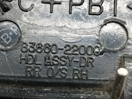 Rear right exterior door handle HYUNDAI ACCENT I (X-3) 1.3 i 12V | BP19164806C130 