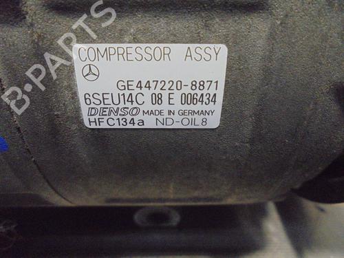 AC compressor MERCEDES-BENZ A-CLASS (W168) A 170 CDI (168.009, 168.109) | BP13425748M34 