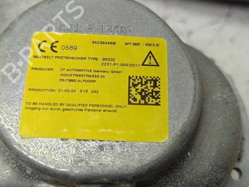 Front right seatbelt OPEL COMBO Box Body/MPV (K9) 1.5 D | BP37199092I25  - Image 5