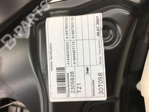 Rear left window mechanism MERCEDES-BENZ M-CLASS (W164) ML 280 CDI 4-matic (164.120) | BP8608946C24 