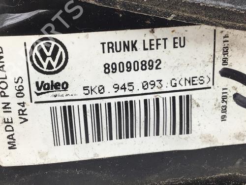 Left tailgate light VW GOLF VI (5K1) 1.2 TSI | BP18041271C79 
