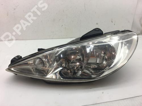 Used Left headlight PEUGEOT 206 Hatchback (2A/C) 1.4 16V (88 hp) 9046882