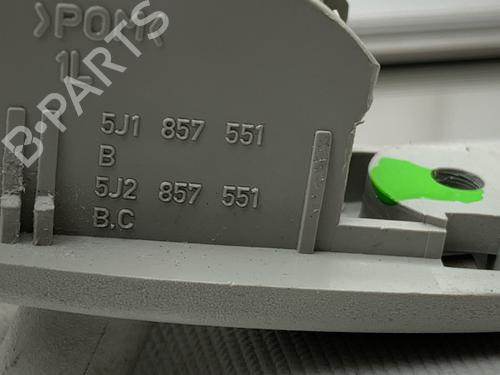 Right sun visor SKODA FABIA II (542) 1.2 | BP34120126I2  - Image 5