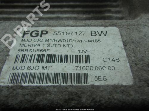 Computer motormanagement OPEL MERIVA A MPV (X03) 1.3 CDTI (E75) | BP3004706M57 
