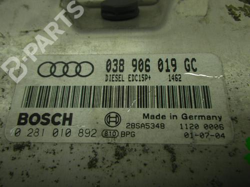 Engine control unit (ECU) AUDI A3 (8L1) 1.9 TDI | BP3009050M57 