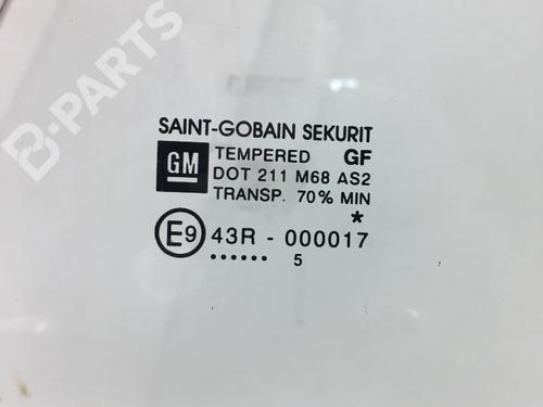 Front right door window OPEL TIGRA TwinTop (X04) 1.4 (R97) | BP8887130C19 