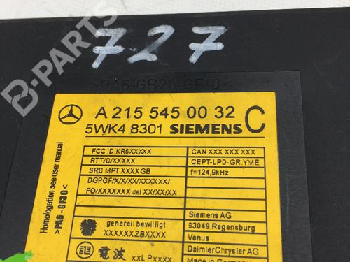Control unit MERCEDES-BENZ S-CLASS Coupe (C215) CL 55 AMG (215.373) | BP9439888M11 
