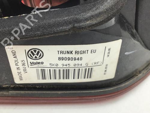Right tailgate light VW GOLF VI (5K1) 1.4 TSI | BP26216931C80 