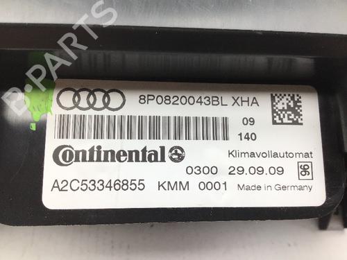 Climate control AUDI A3 (8P1) 1.4 TFSI | BP19324941I5 