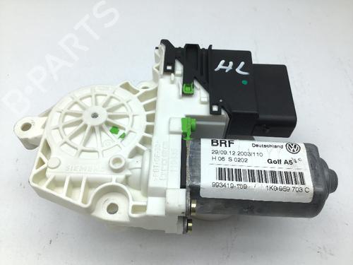 Rudehejsemotor bagstkærm venstre VW GOLF V (1K1) 1.4 16V (75 hp) 23041111
